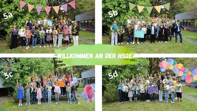 Herzlich willkommen an der Hardenstein: Einschulungsfeier der neuen 5. Klassen